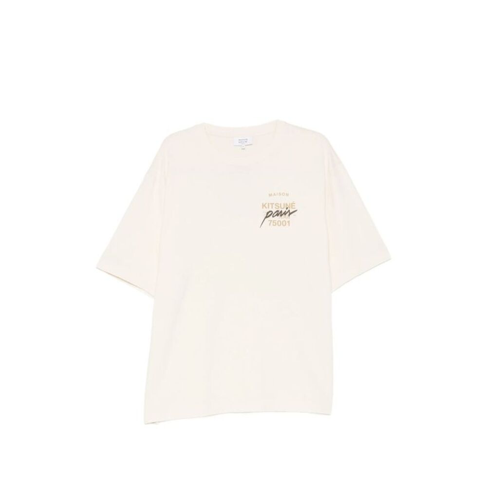 Maison Kitsuné Neutrals T-Shirts & Vests - T-Shirts Men